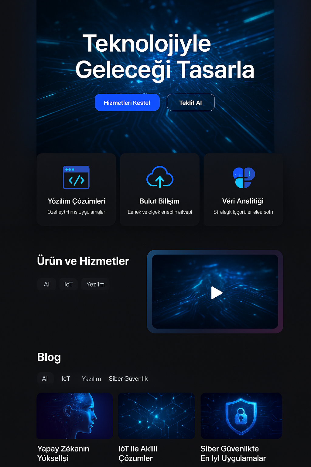 TechFusion - Web Sitesi Yenileme